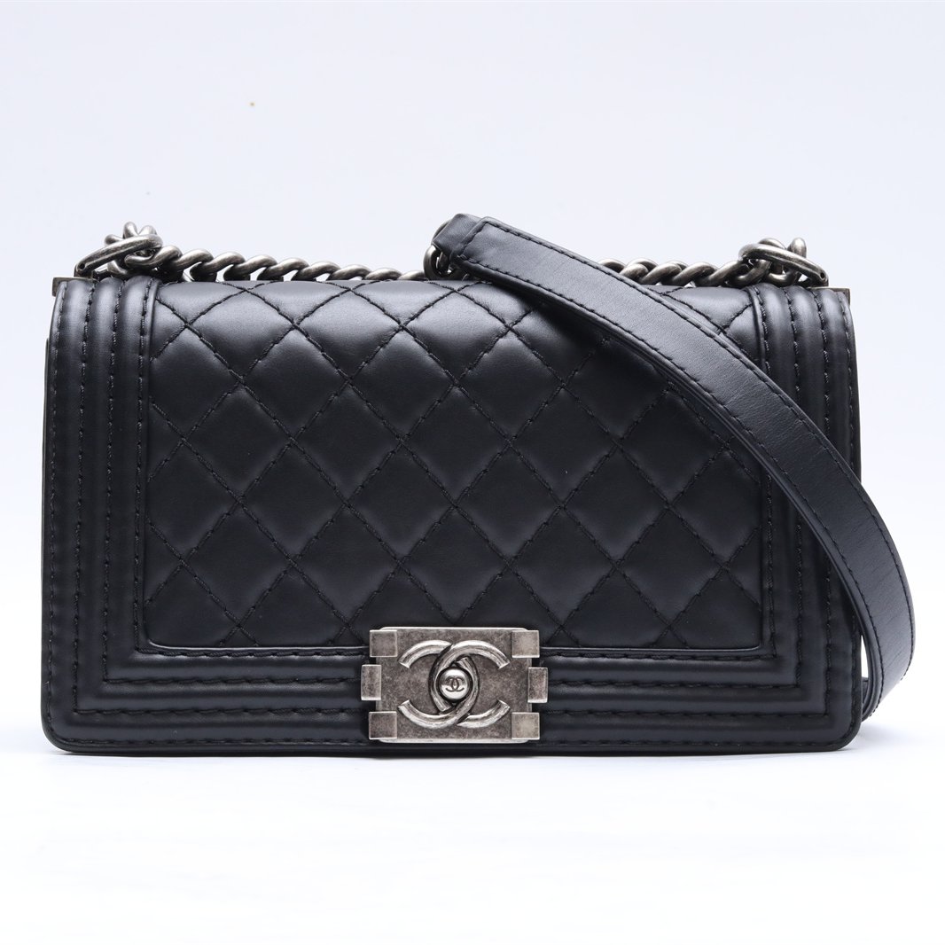 95新 Chanel/香奈儿 黑黑精选 P224723691Leboy 中号 单肩包