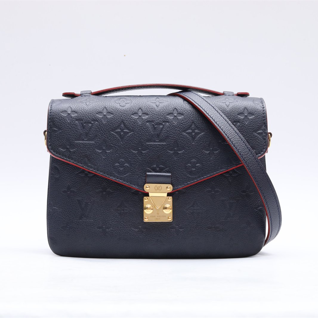 99新 LouisVuitton/路易威登 小花姑姑P224933029 邮差包 墨蓝色