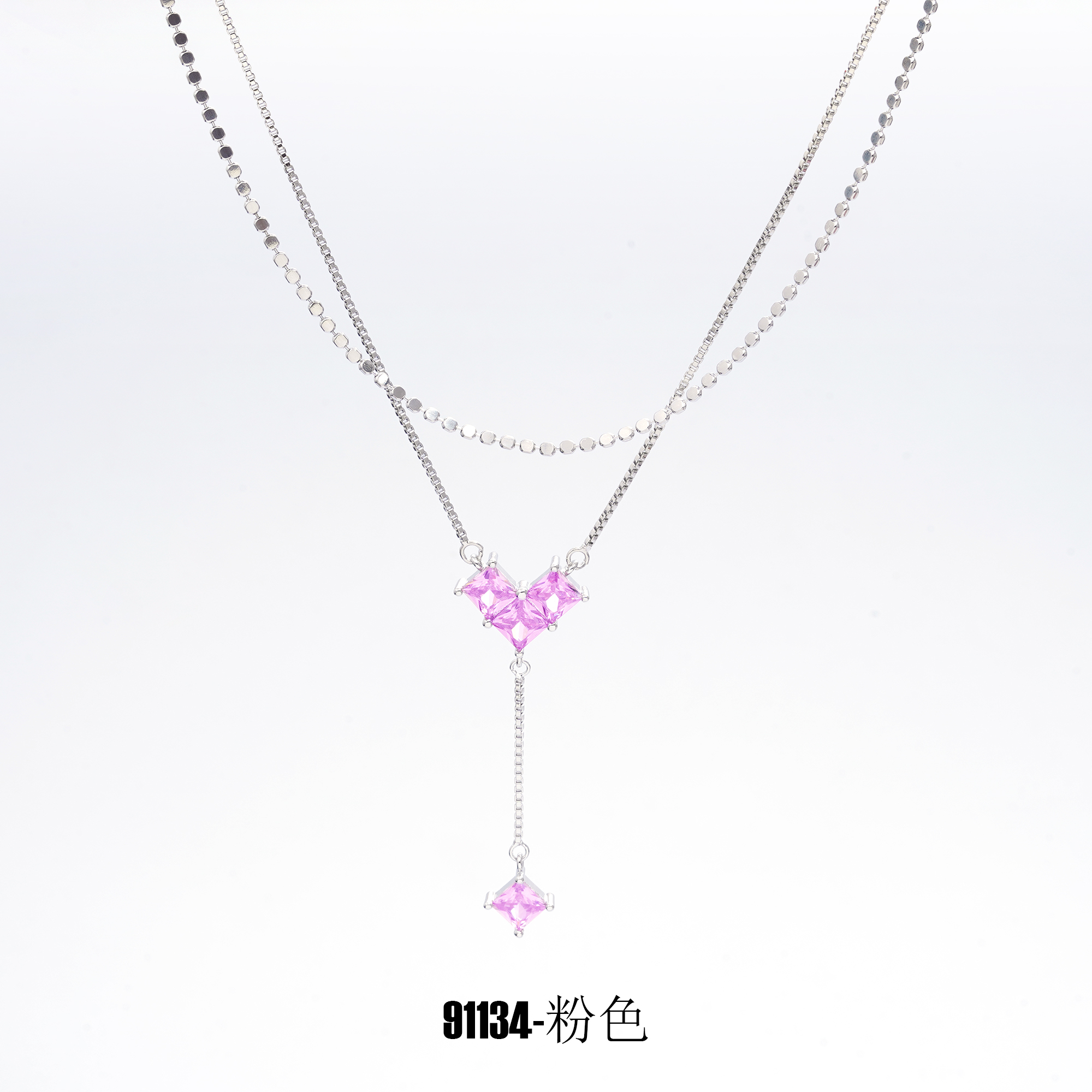 铜合金项链 91134个性时尚轻奢灵动气质精致简约优雅项链