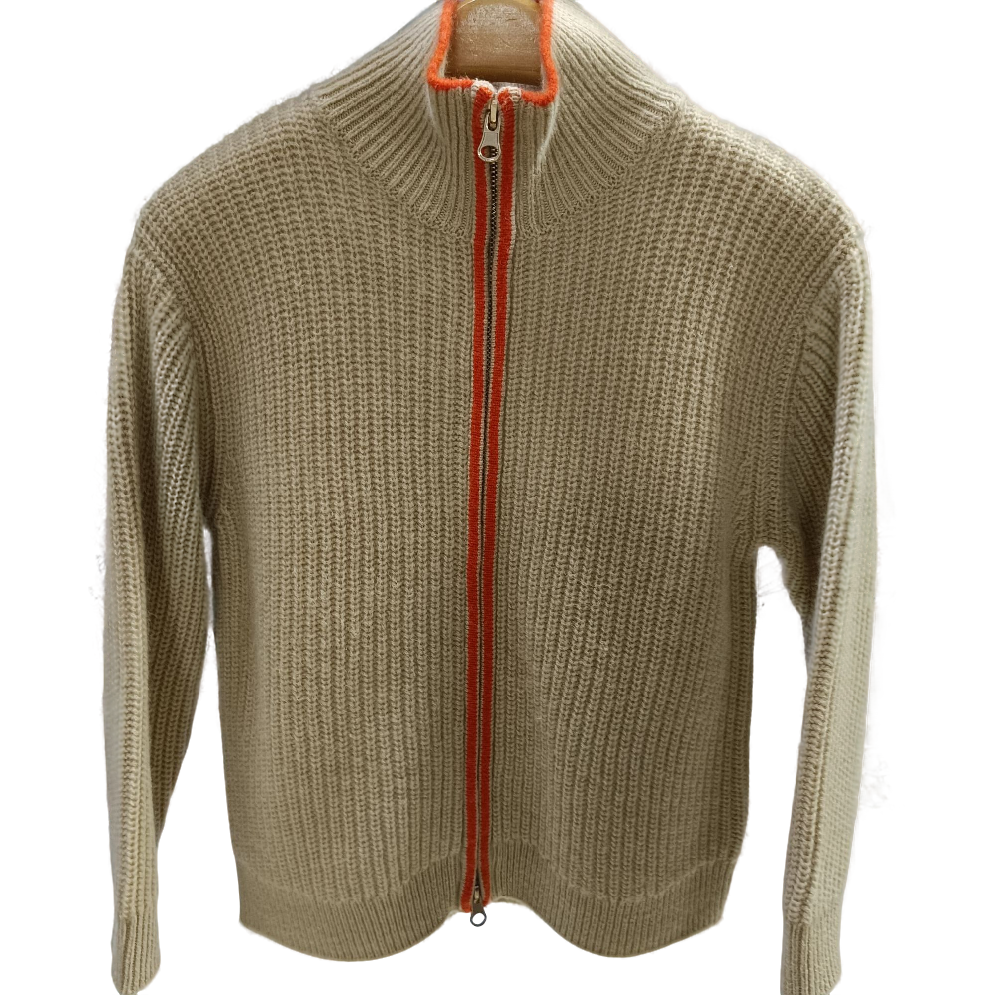 儿童5针加厚拉链半高领百搭保暖舒适针织衫