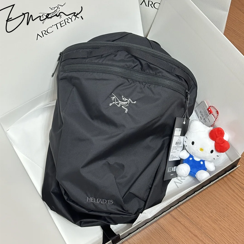ARC'TERYX/始祖鸟HELIAD 15L 黑色 刺绣徽标户外多功能登山双肩包