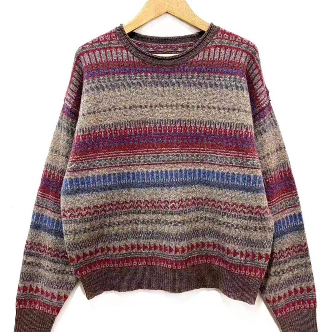 苍沐分享 左岸迷香 针织上衣 7033