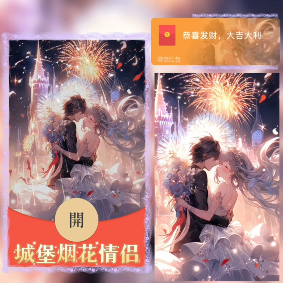 龙年精品动态新款红包封面动态音乐序列号龙运亨通2024新年