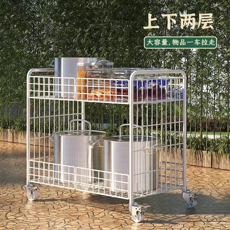 小扬哥专属可折叠摆摊小推车夜市地摊冰粉小吃车可移动寿司烤肠专