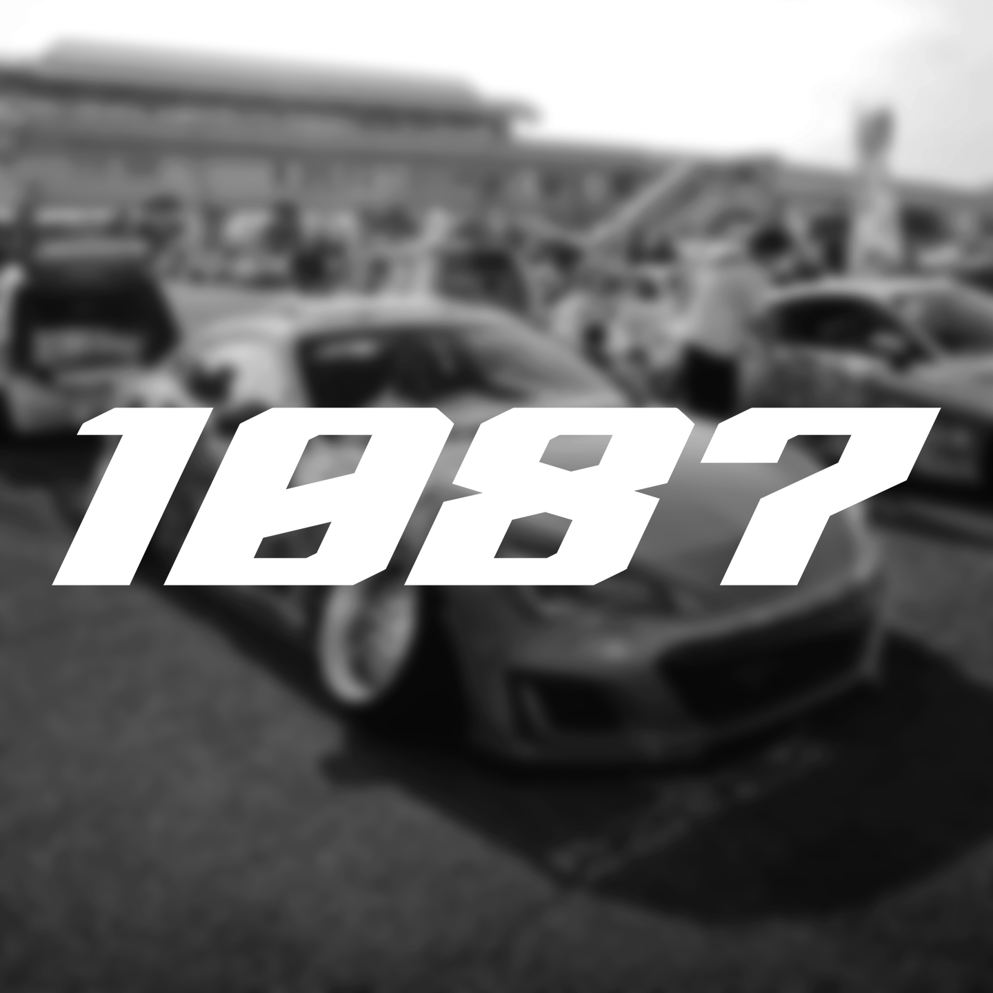 1087改装车代码汽车个性数字创意车贴装饰防水车身贴纸