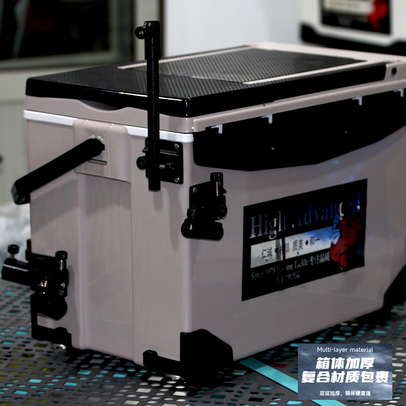 名狐高坐姿多功能便携升降钓箱收纳实用方便品牌品质简约专业使用