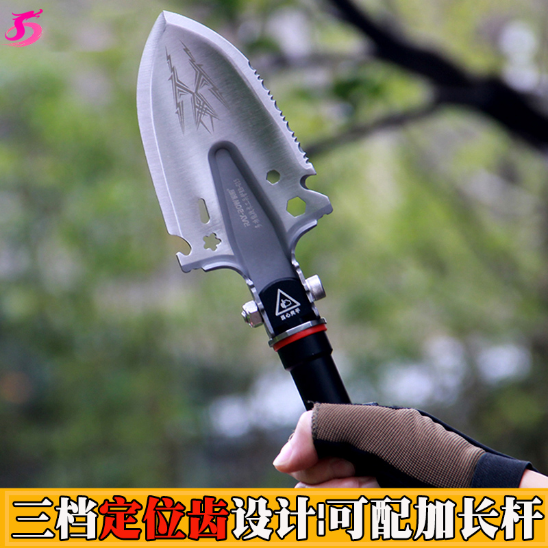 德国进口技术锐豹工兵铲多功能户外铲子德国兵工铲不锈钢折叠小铁