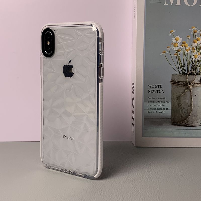 【龙年大吉】钻石纹苹果xsmax手机壳女款iPhonex透明iPhonexr软壳