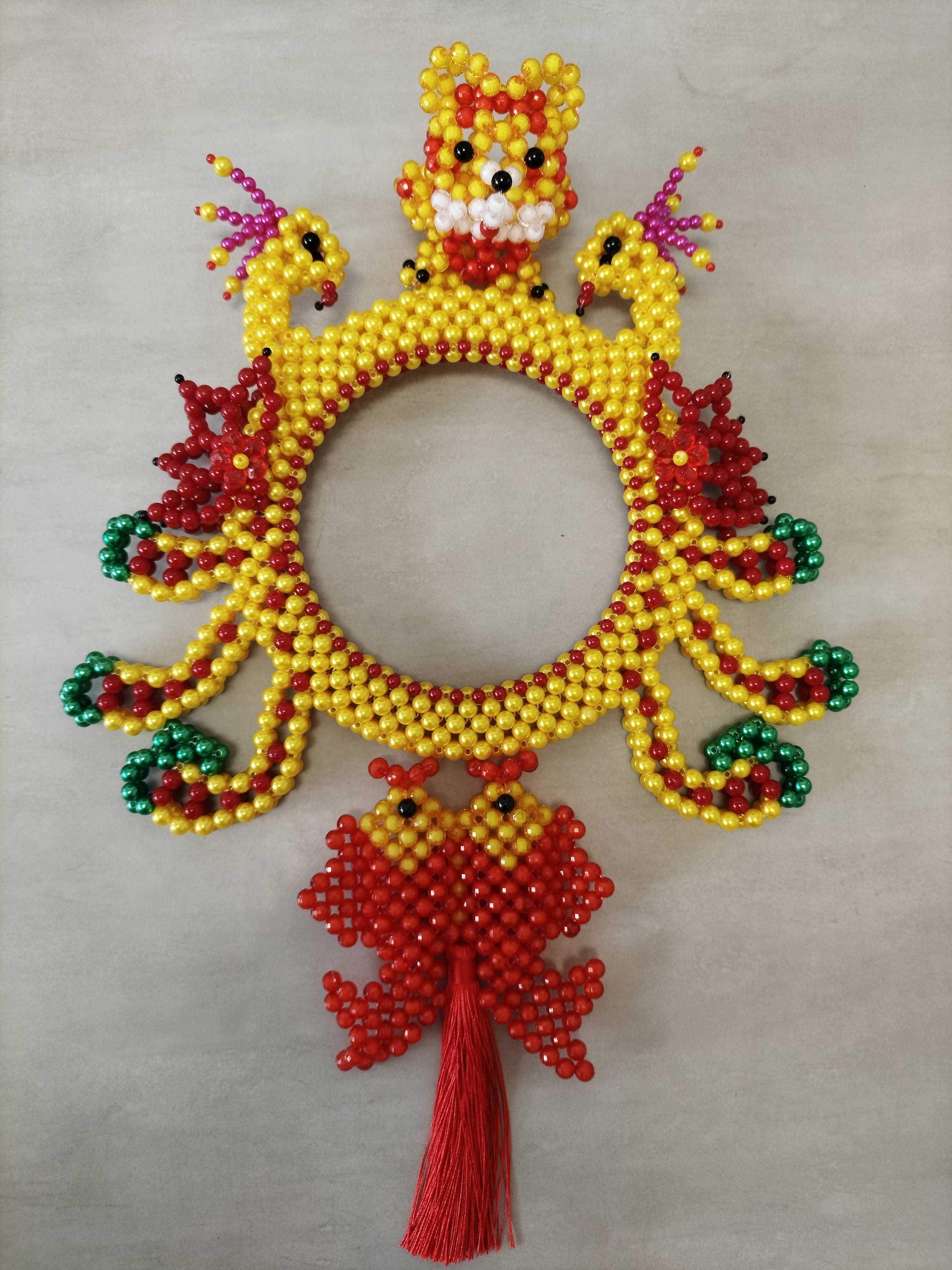 材料包生日锁凤凰望女成凤女孩圆锁开锁