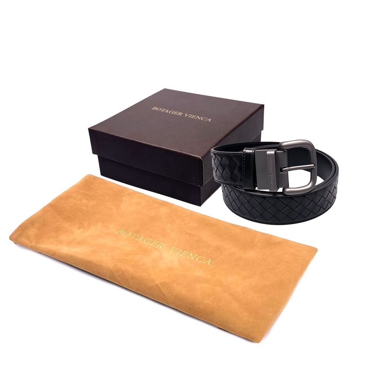 BIEUBRAYR/ 【旋转扣双面】男士腰带时尚门店黑色编织同步热卖