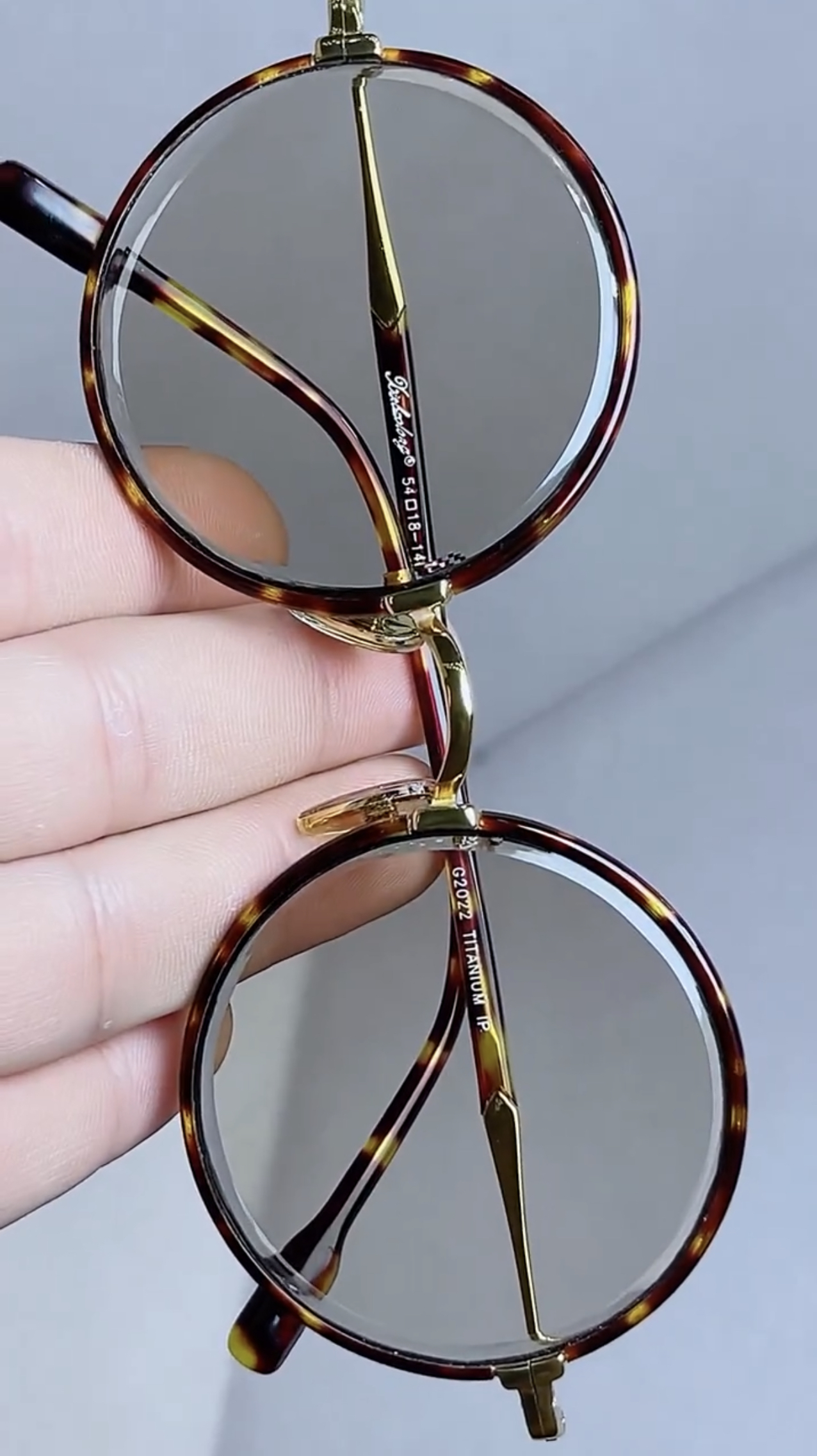 复古圆冰糖色太阳镜