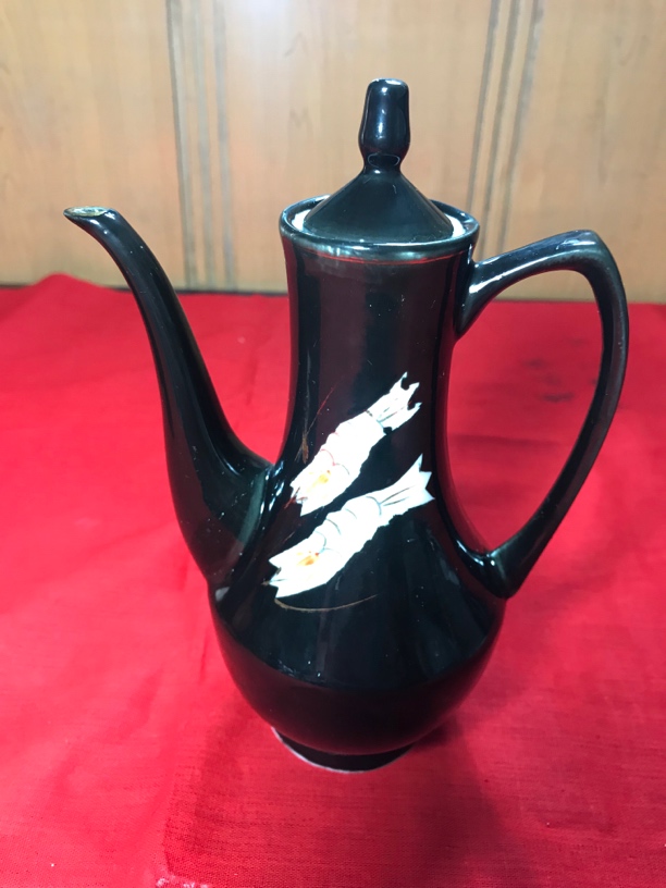 磁州窑上世纪八十年代黑釉酒壶