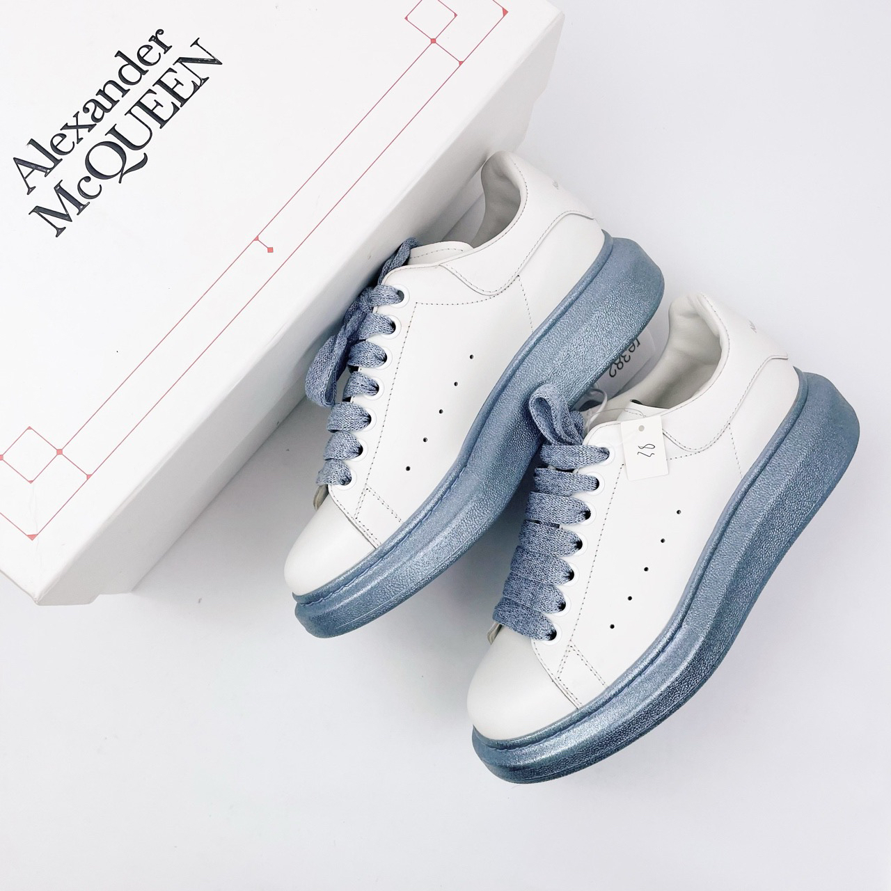 38码 McQueen/麦昆 白尾麦昆鞋 99新 re382