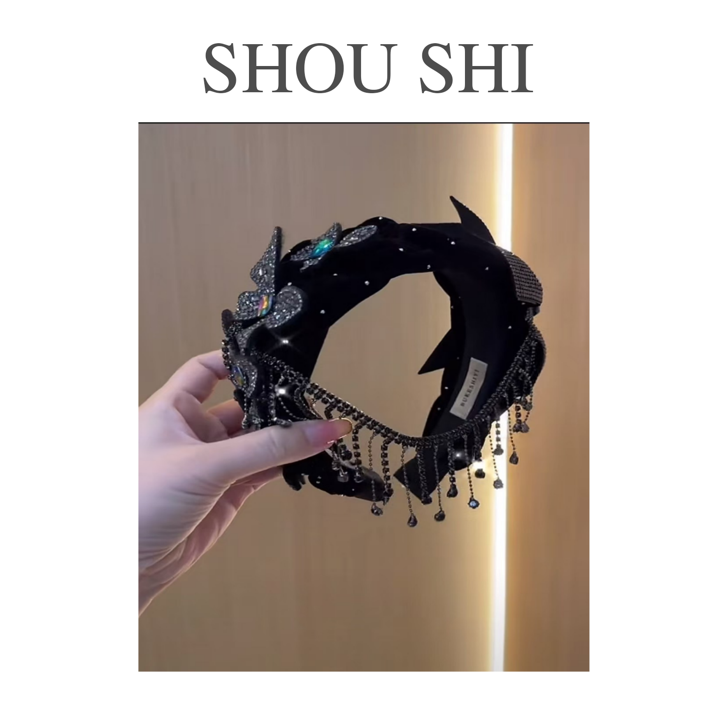 首仕【西域蝴蝶】原创设计首发重工系列气质时尚发箍6509