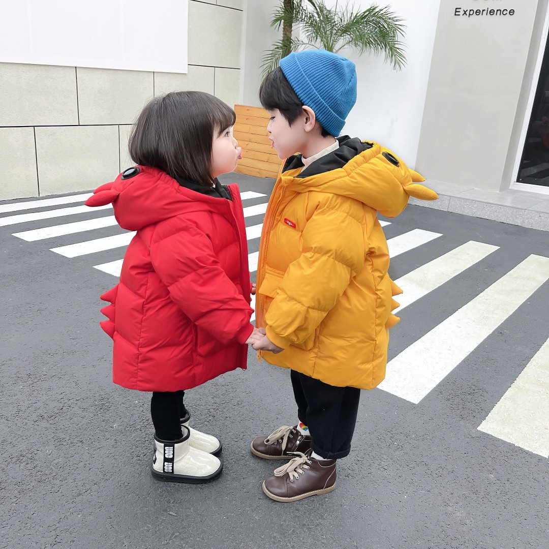 儿童羽绒服男款中长款2025新款冬季婴儿加厚男童女童小童洋气宝宝