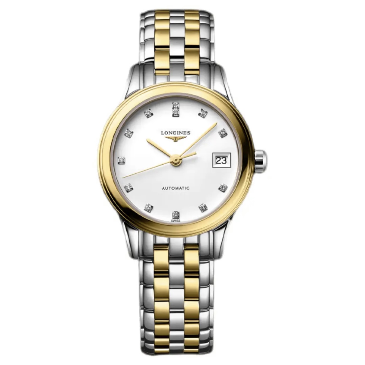 99新 Longines/浪琴 军旗274/26自动机械女表瑞士名表