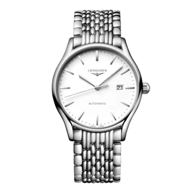 99新 Longines/浪琴 律雅960/38.5自动机械男表瑞士名表时尚经典