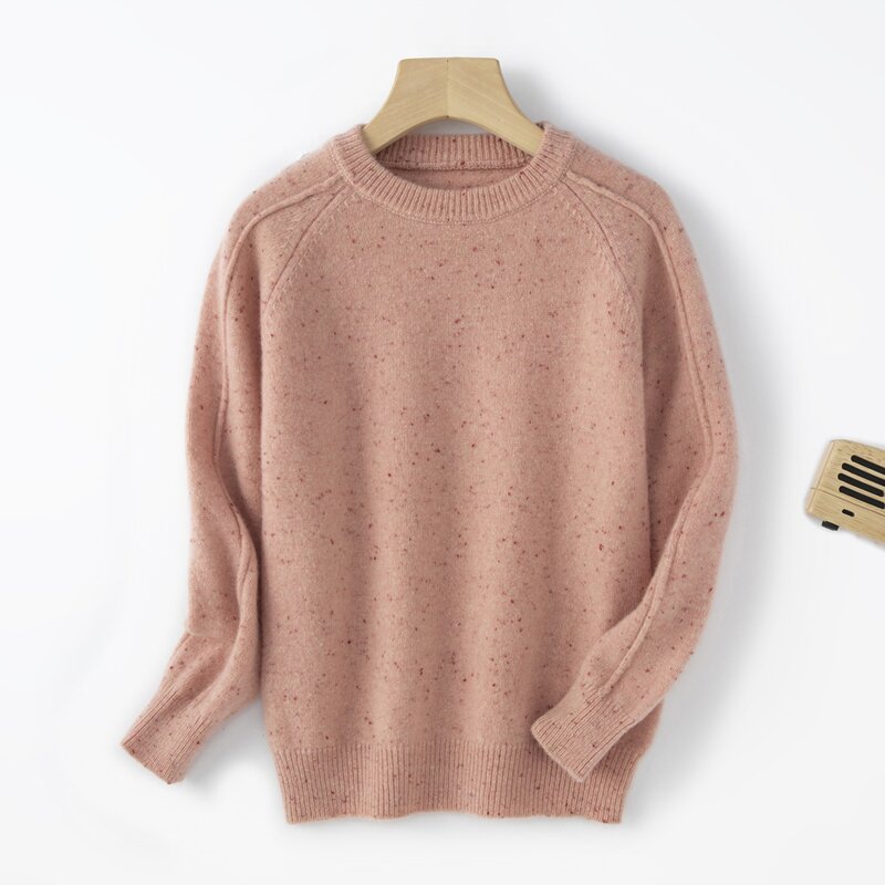 新款儿童羊毛衫加厚针织毛衣休闲宽松加厚秋冬女童男童中大童童装