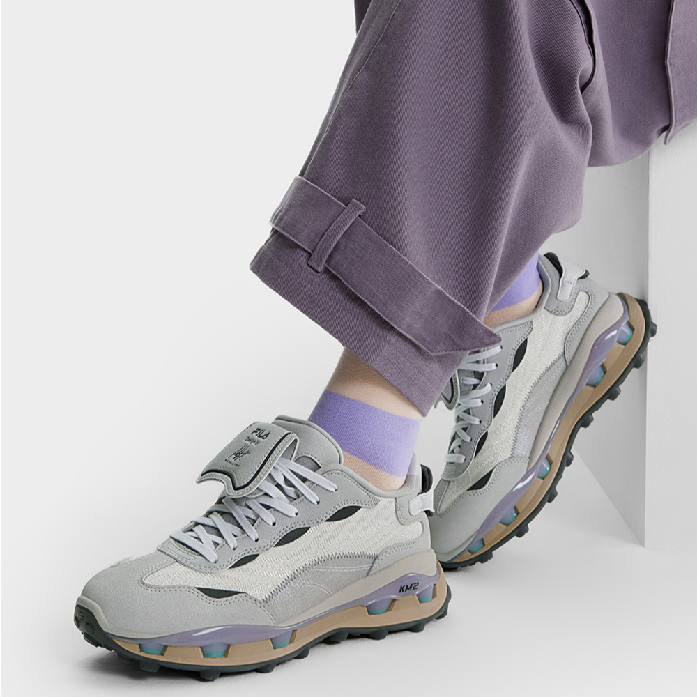 Fila/斐乐冬季新【叠叠鞋2】KM时尚百搭复古增高老爹鞋F12W443115F