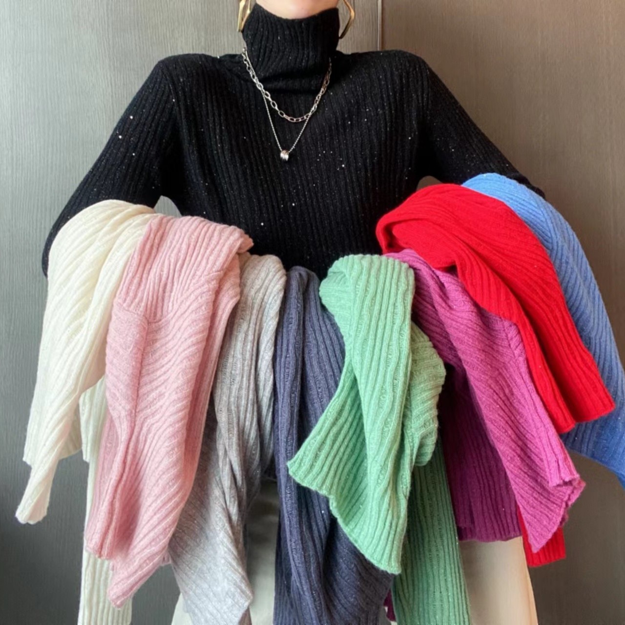 Y001针织衫 按号拍 直播叫号 盲拍不发货 