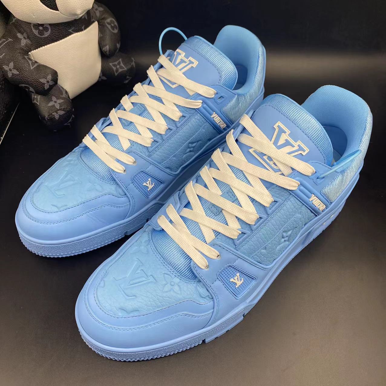 LouisVuitton/路易威登蓝色艺术馆trainer43码板鞋/1109