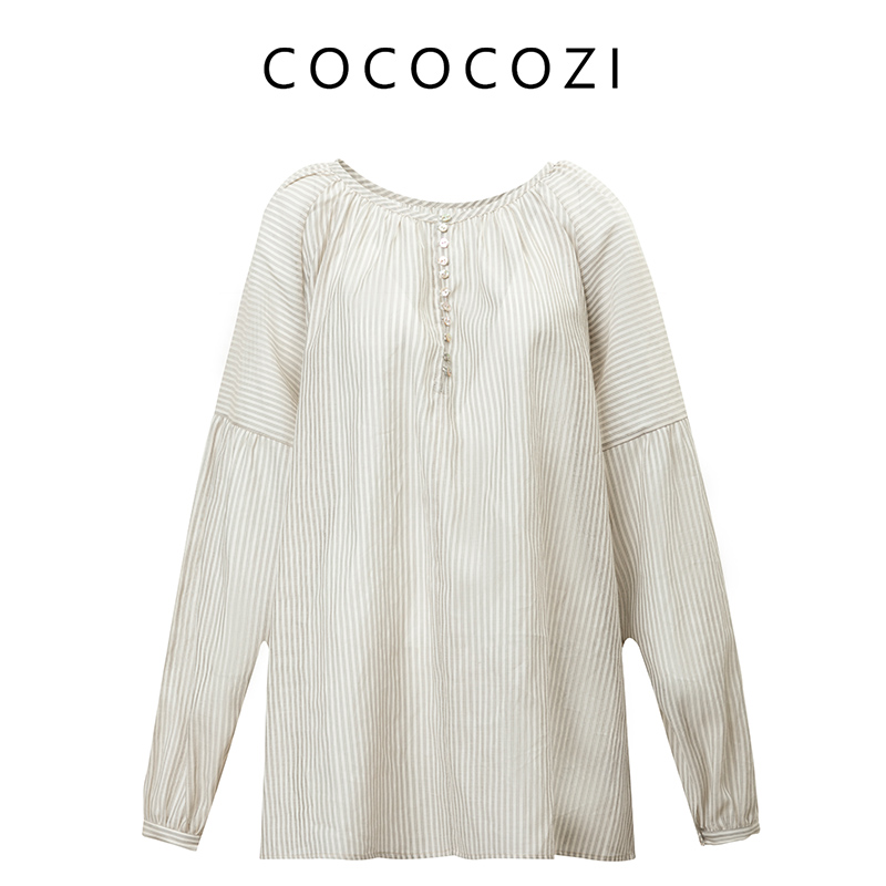 【小水专属】时尚休闲宽松设计感气质长袖242co009CS