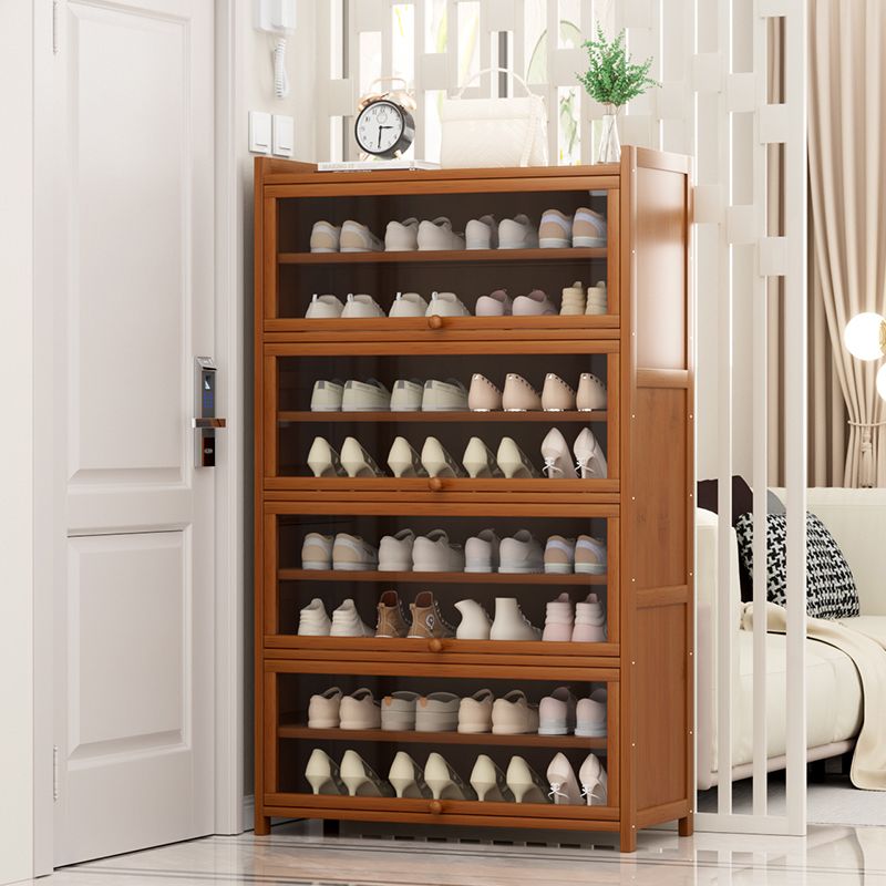鞋架子家用门口简易收纳神器大容量多层防尘经济型鞋柜出租屋门后
