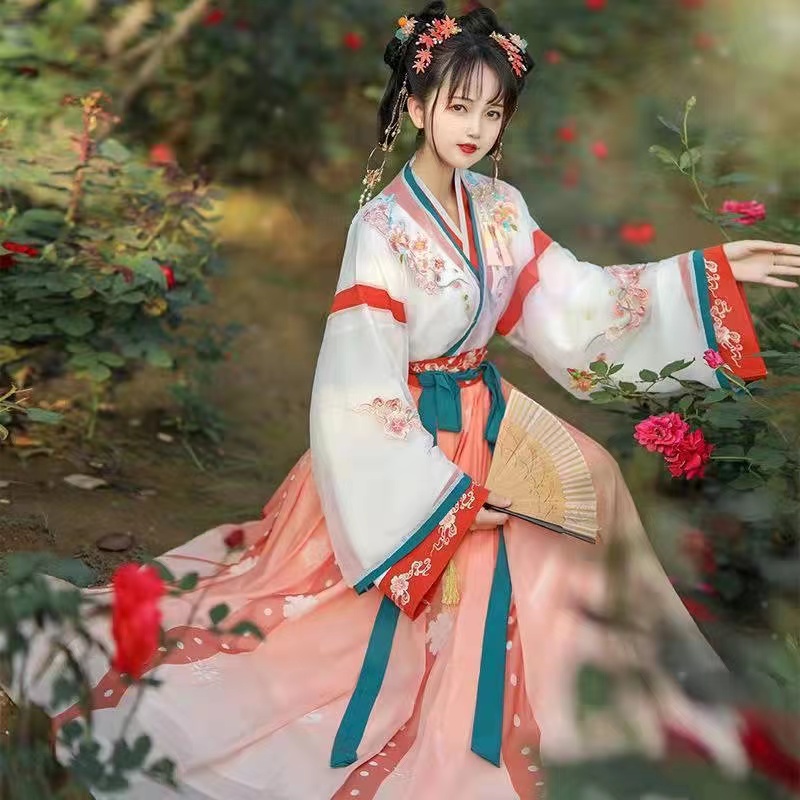 汉服齐腰国风春夏