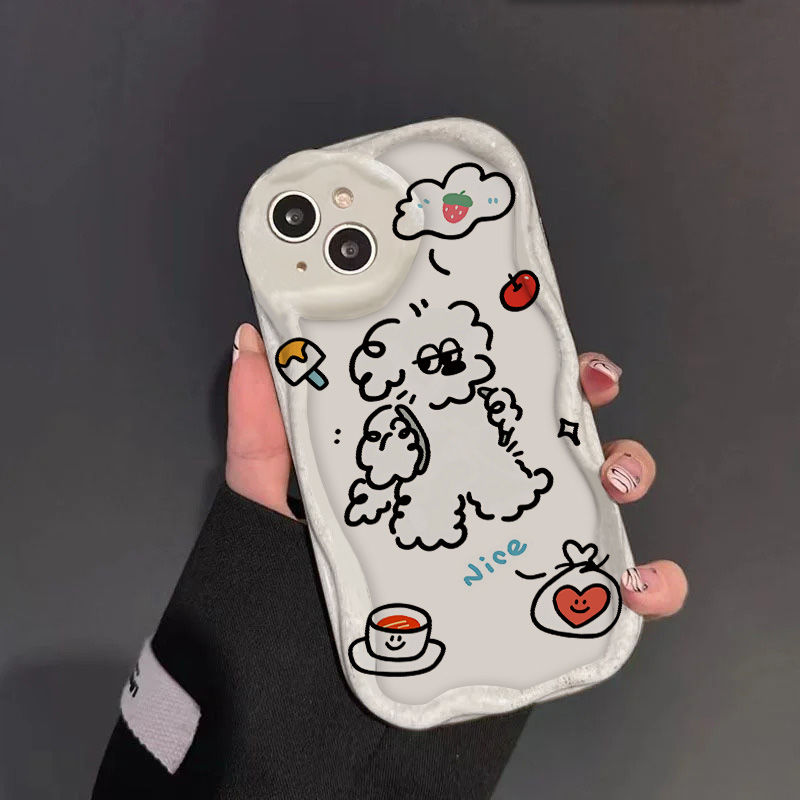 背包小狗苹果13ProMax手机壳iPhone15/14/12/华为/荣耀/oppo/vivo