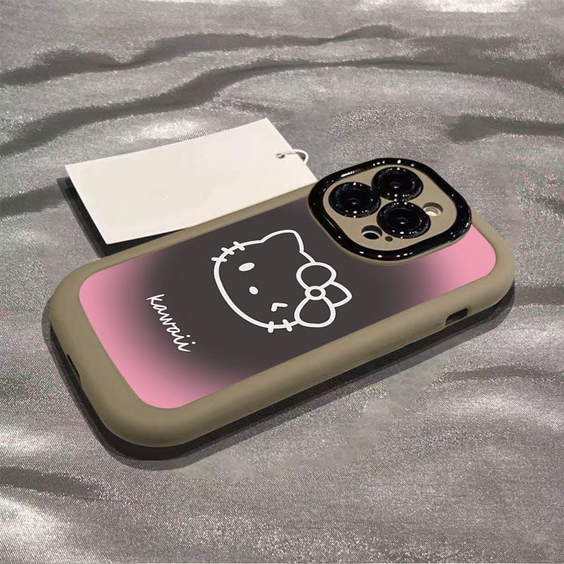 iPhone15/14promax手机壳苹果13/12/11渐变凯蒂8plus/7p全包xsmax