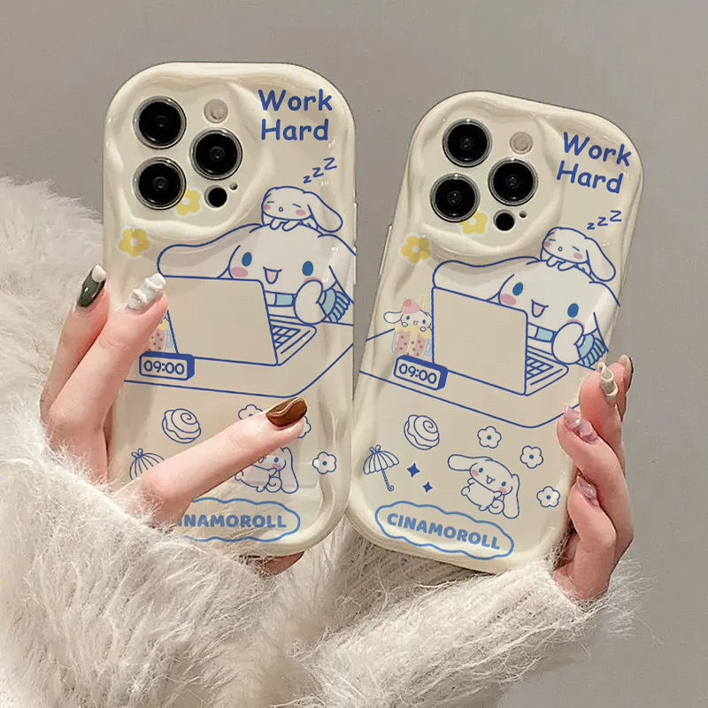 工作玉桂狗适用iphone15/13/14苹果12手机壳华为vivo小米oppo软壳