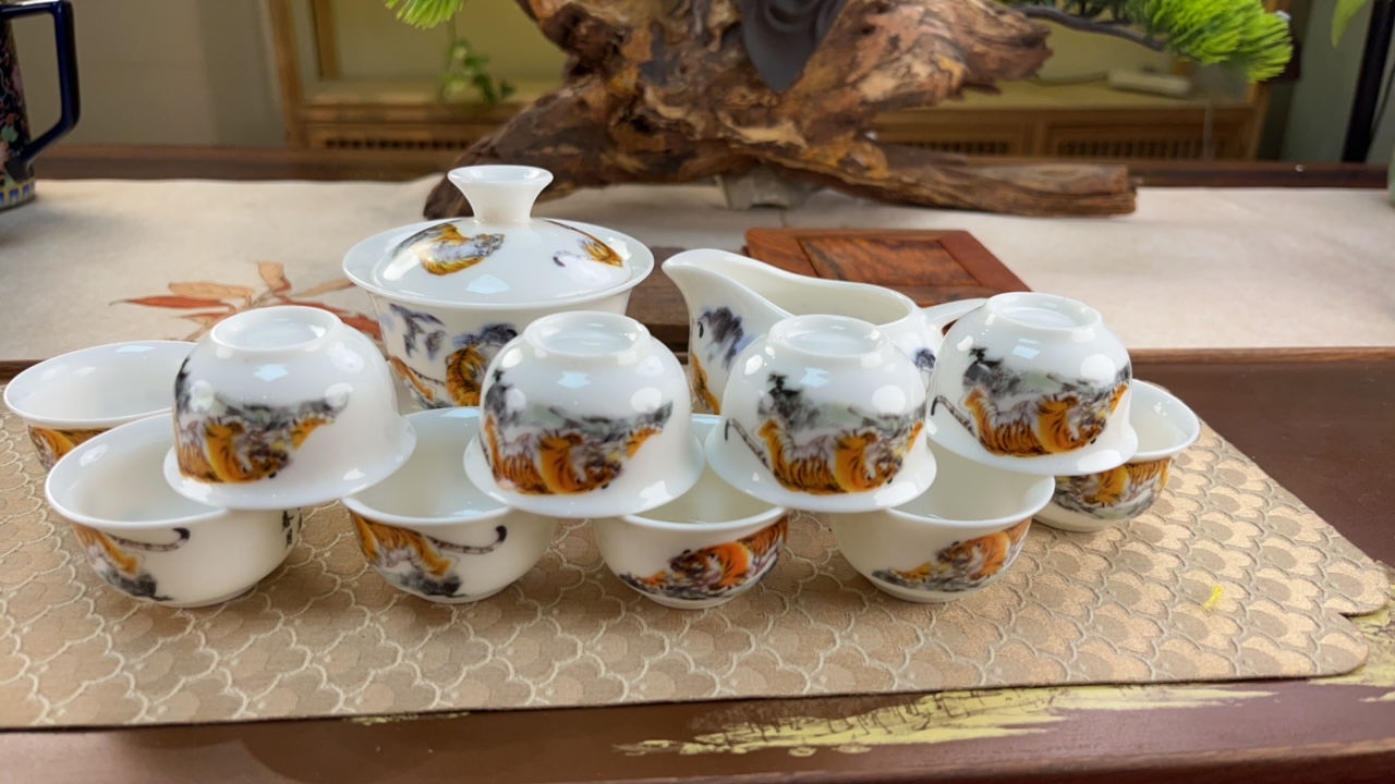 南宁茶具（01）套装10头双虎