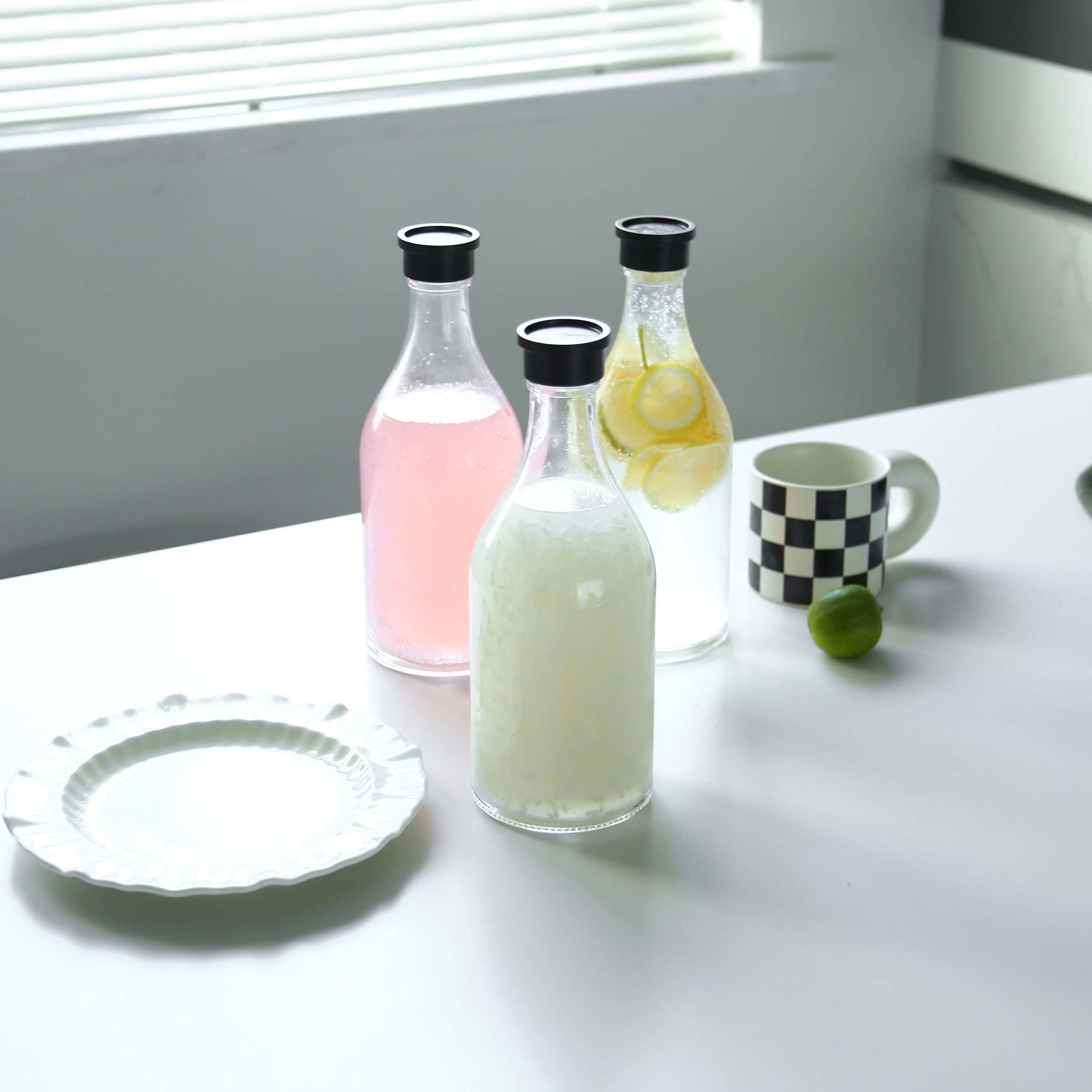 外贸食品级玻璃收纳瓶