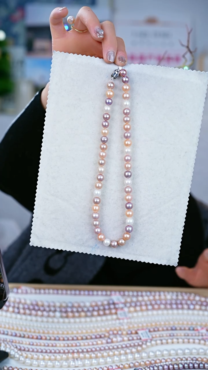 【闪购商品】淡水珍珠颈饰未镶嵌项链