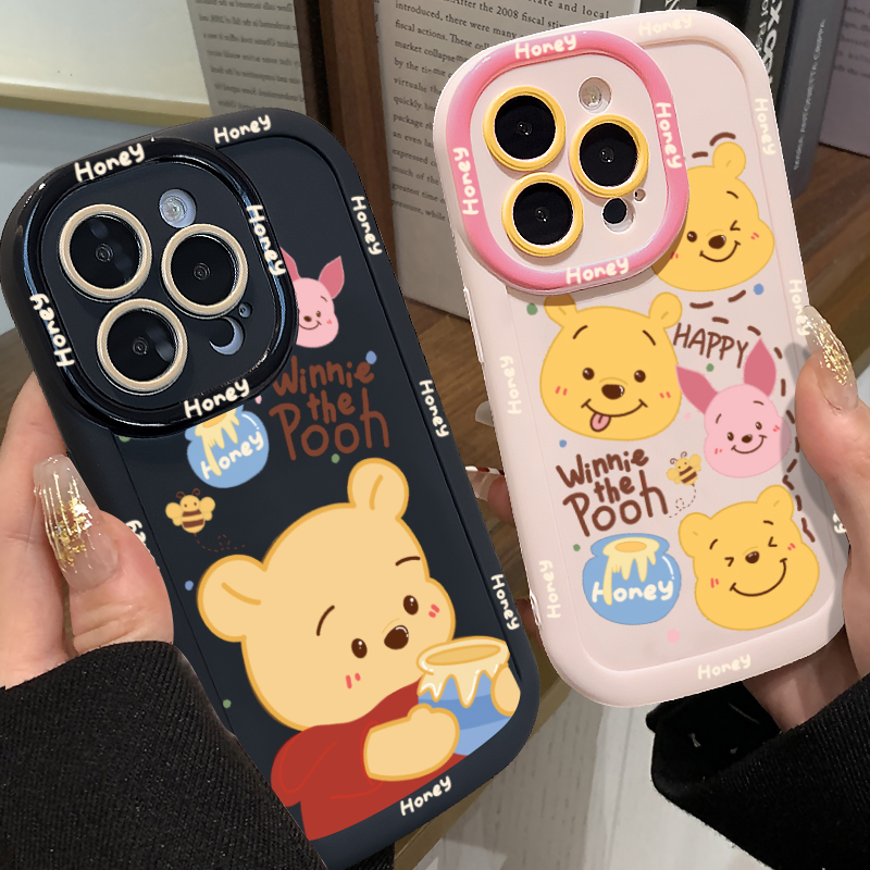 适用苹果15promax手机壳iphone14新款13高级感12维尼熊11卡通XR