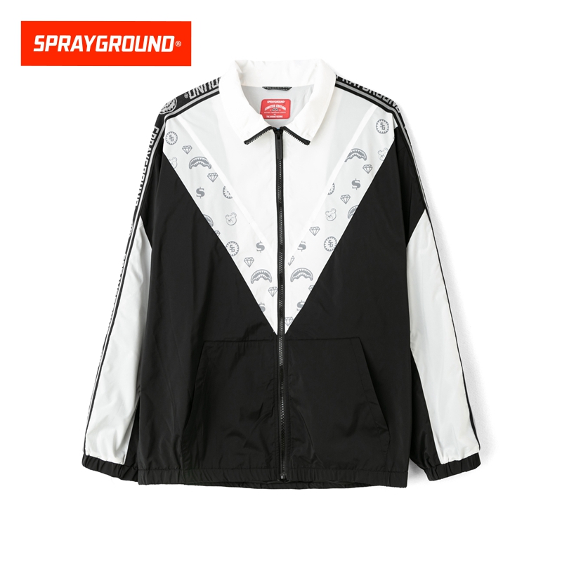 SPRAYGROUND 鲨鱼嘴外套夹克潮流宽松男士春季新款JM W0811111