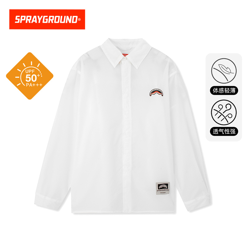 SPRAYGROUND 鲨鱼嘴衬衫外套防晒户外轻薄轻薄透气 DR WD930408