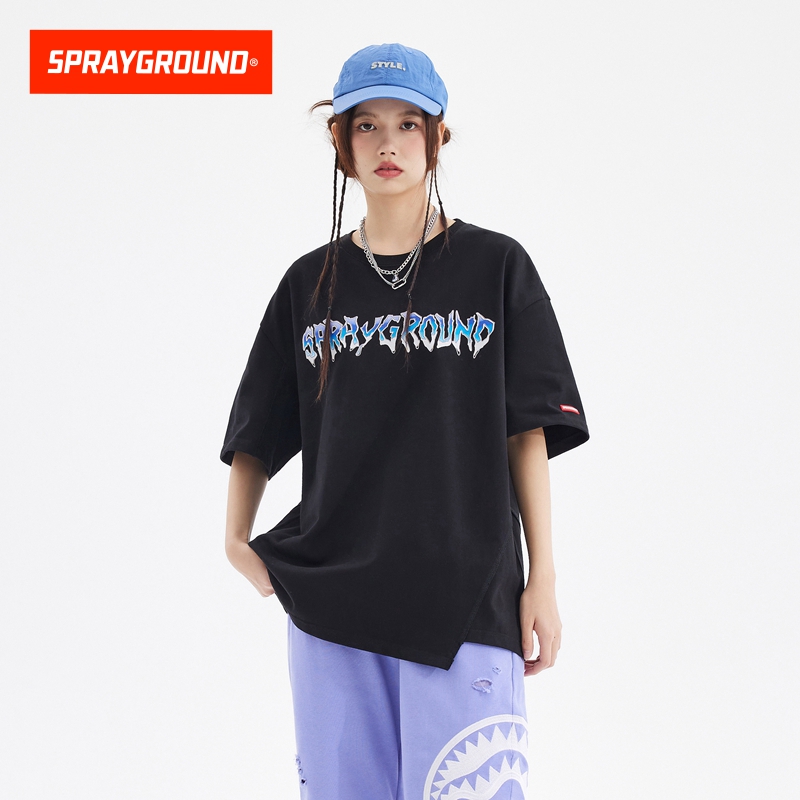 SPRAYGROUND 鲨鱼嘴短袖T恤纯棉男女宽松百搭夏季新款DR W0920217