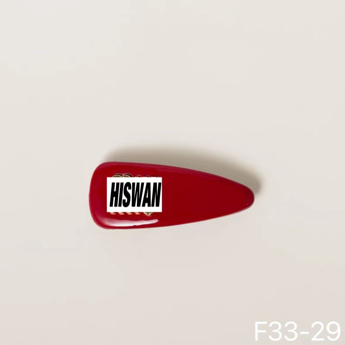 F33简约气质时尚百搭性感经典设计感个性可爱红色发夹