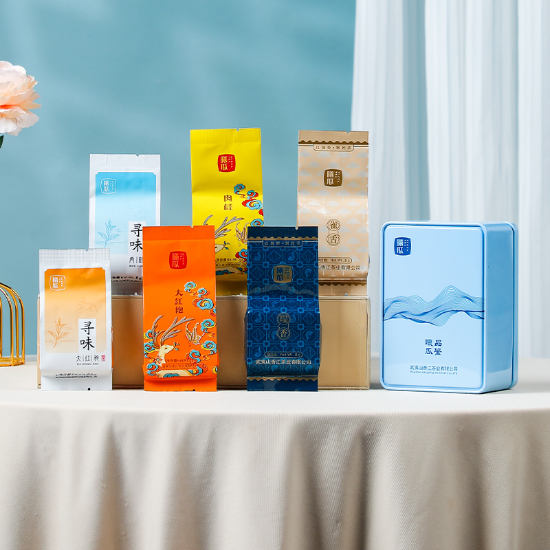 XIGUA/曦瓜大红袍茶叶肉桂茶叶组合装雀舌瑞香武夷岩茶乌龙茶48g