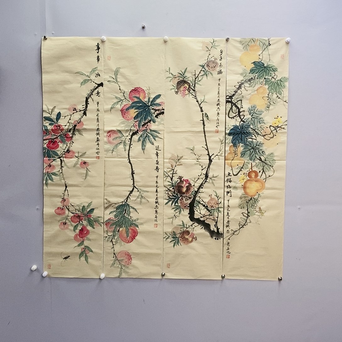 绘画老铁花鸟作品