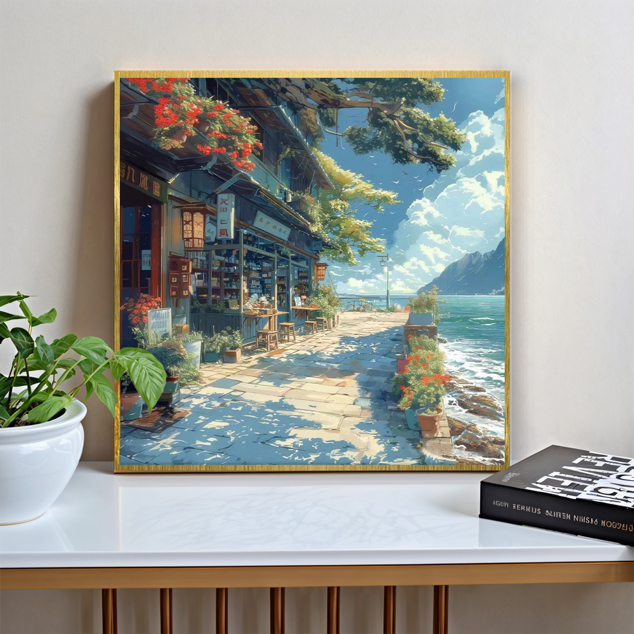 【海岸逸居】方钻满钻手工DIY钻石画十字绣贴画餐厅卧室装饰画