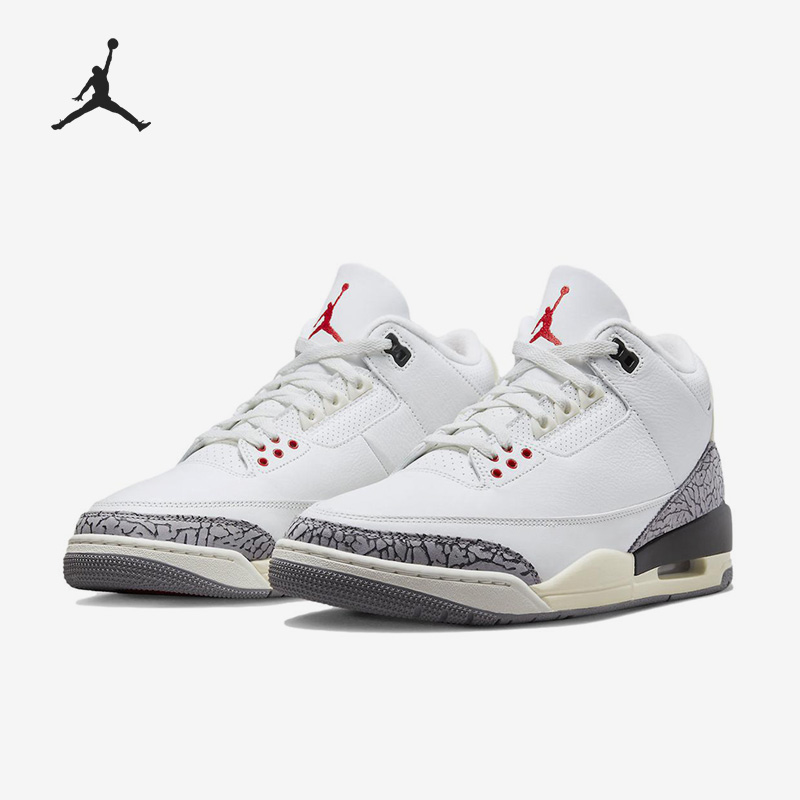 Nike耐克正品Air Jordan 3 Retro男子复古篮球鞋DN3707-100