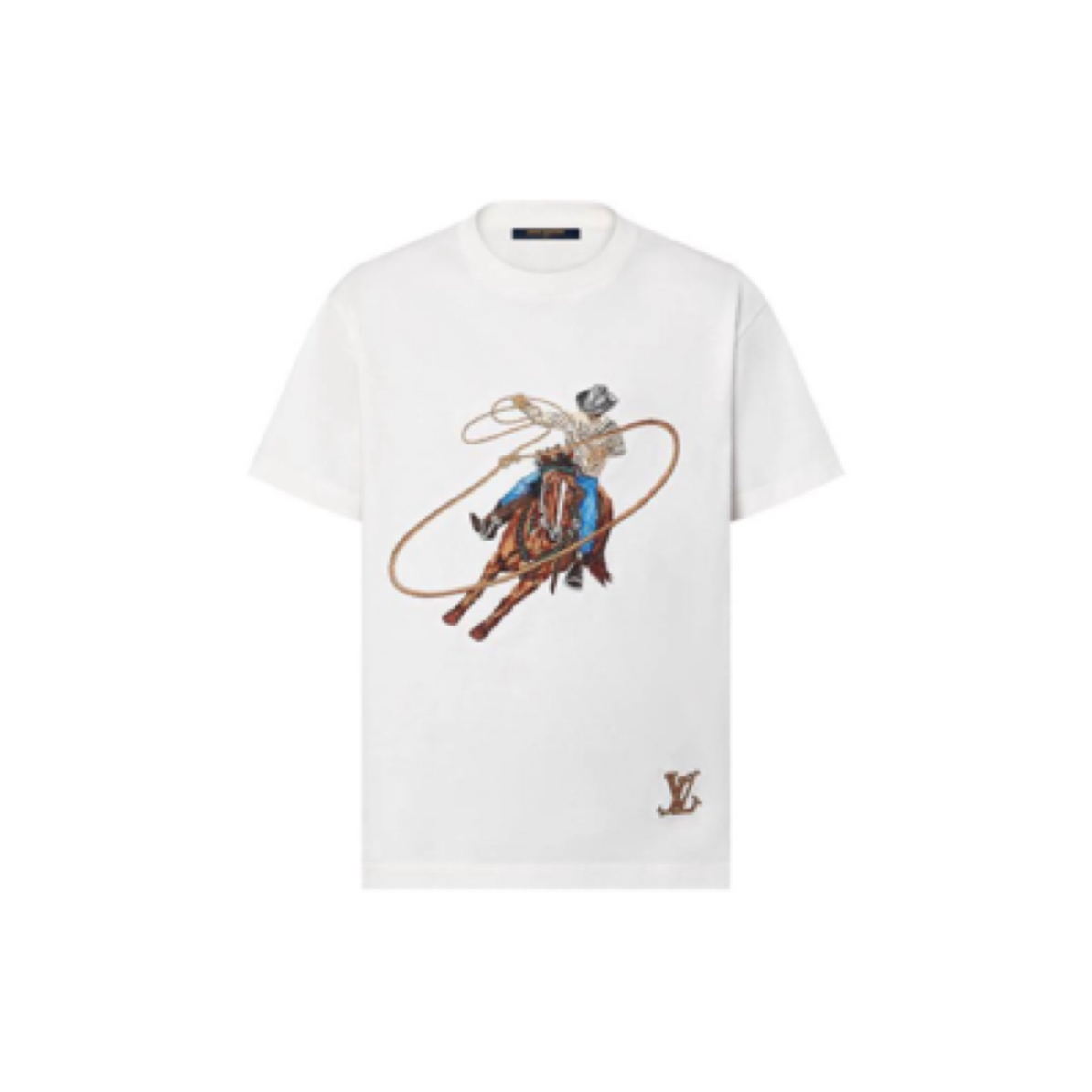 未使用 LouisVuitton/路易威登 24款套马牛仔圆领短袖/S M L码