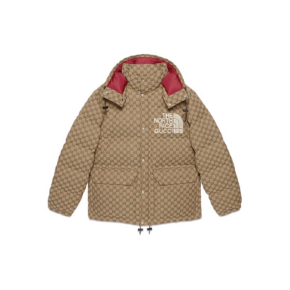 全新未使用 GUCCI/古驰 北面联名古驰款羽绒服/M码/全新无吊