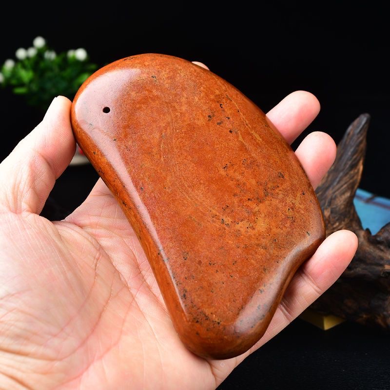 瑕疵款 加厚刮痧板砭石 痧板面部美容经络按摩多功能