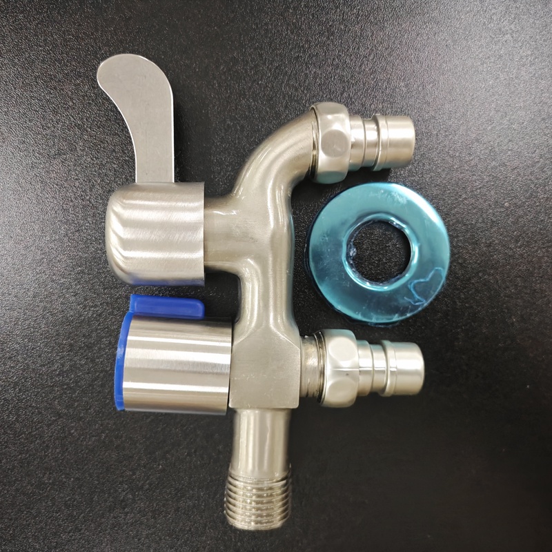 【1】一进两出水龙头不锈钢洗衣机水龙头多功能水龙头