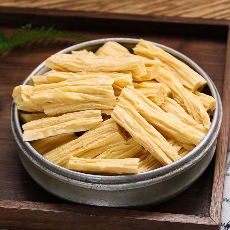 头层腐竹长条段黄豆腐皮腐竹丝火锅热炒卤凉拌菜食材干货批发