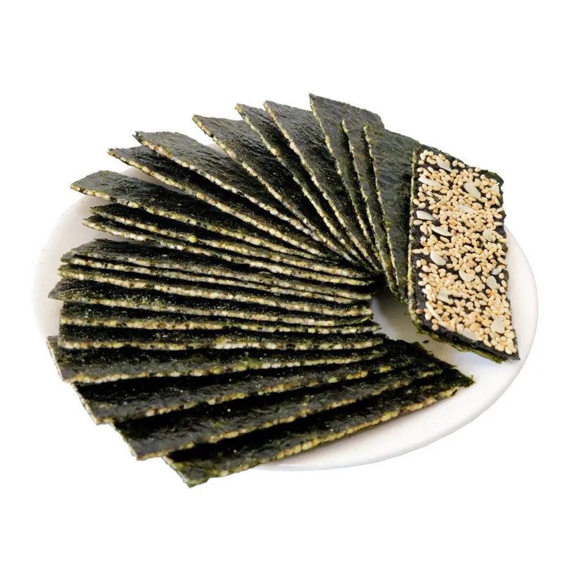 海苔夹心脆片即食儿童孕妇紫菜零食品批发休闲小零食美味好吃鲜香