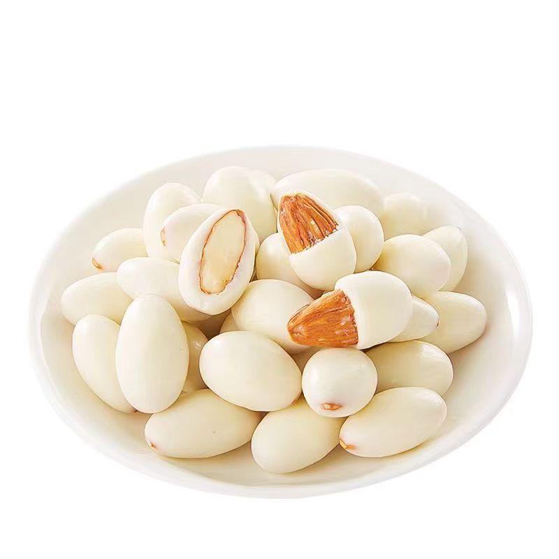 网红酸奶巴旦木夹心仁酸奶味坚果小零食散装新疆特产解馋好小零食